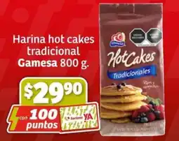 Soriana Híper Harina hot cakes tradicional Gamesa oferta