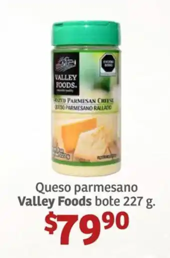 Soriana Híper Queso parmesano Valley Foods bote oferta