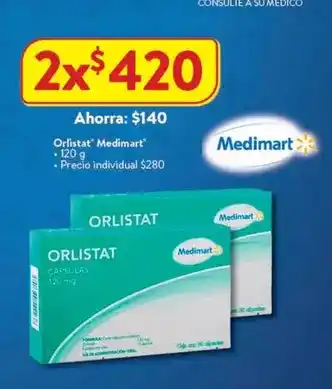 Walmart Medimart - orlistat oferta