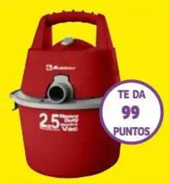 Soriana Híper Aspiradora Koblenz WD-2.5K, 2.5 Galones, Motor 2 HP Aspira Sólidos y Líquidos oferta
