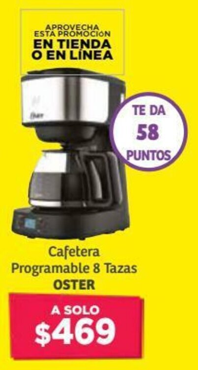 SmartMiles. Cafetera Oster BVSTDC4402-013 Jarra Metal Termica