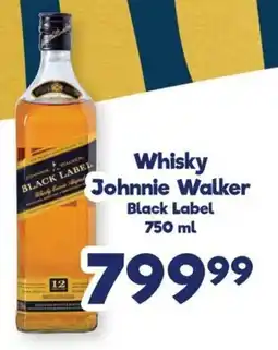 S-Mart Whisky Johnnie Walker Black Label 750 ml oferta