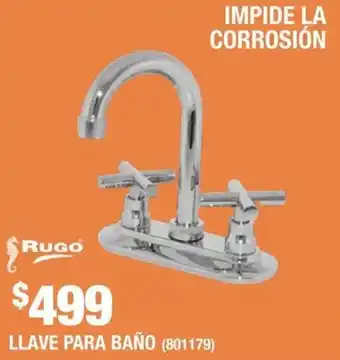 The Home Depot Rugo llave para baño (801179) oferta