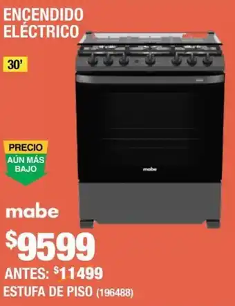 The Home Depot Mabe estufa de piso (196488) oferta