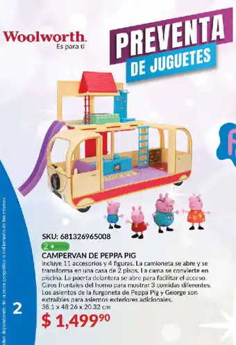 Woolworth Campervan de Peppa Pig
