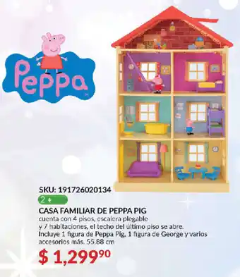 DelSol Peppa Casa Familiar de Peppa Pig oferta