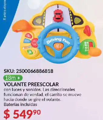 DelSol Volante Preescolar oferta