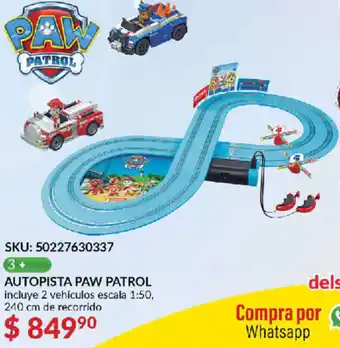 DelSol Autopista Paw Patrol oferta