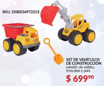 Set de Vehículos de Construcción