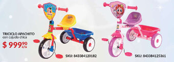 DelSol Triciclo Apachito oferta