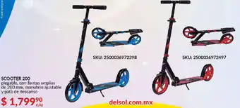 DelSol Scooter 200 oferta