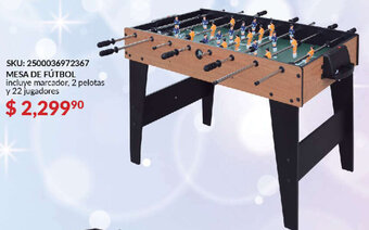 Mesa de Fútbol