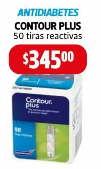 Antdiabetes Contour Plus 50 Tiras Reactivas