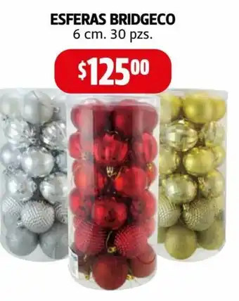 Farmacias Guadalajara Esferas Bridgeco 6cm oferta