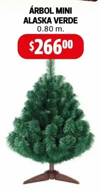 Farmacias Guadalajara Árbol Mini Alaska Verde 0.80m oferta