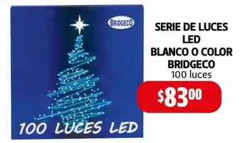 Farmacias Guadalajara Serie de Luces Led Blanco O COlor Bridgeco 100 Luces oferta