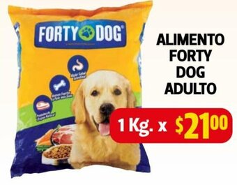 Farmacias Guadalajara Alimento Forty Dog Adulto 1kg oferta