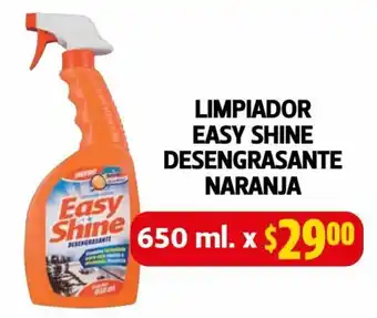 Farmacias Guadalajara Limpiador Easy Shine Desengrasante Naranja 650ml oferta