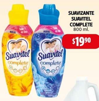 Farmacias Guadalajara Suavizante Suavitel Complete 800ml oferta