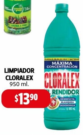 Farmacias Guadalajara Limpiador Cloralex 950ml oferta