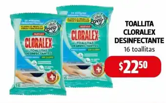 Toallita Cloralex Desinfectante 16 Toallitas