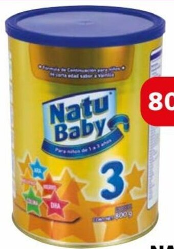 Farmacias Guadalajara Natu Baby 3 1-3 Años 800gr oferta