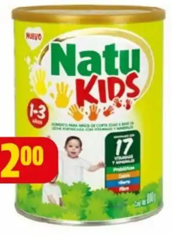 Farmacias Guadalajara Natu Kids 1-3 Años 800gr oferta