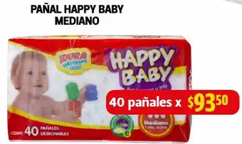 Farmacias Guadalajara Pañal Happy Baby Mediano oferta