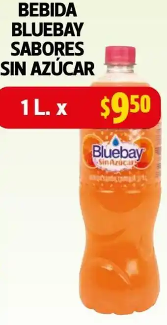 Farmacias Guadalajara Bebida Bluebay Sabores Sin Azúcar 1L oferta