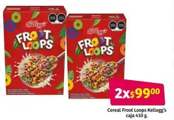 Soriana Híper Cereal Froot Loops Kellogg's Caja 410gr. oferta