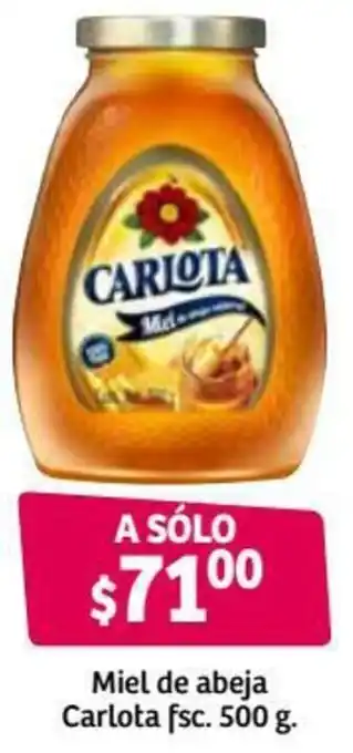 Soriana Híper Miel de Abeja Carlota fsc 500g oferta