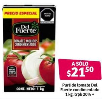 Soriana Híper Puré de Tomate Del Fuerte Condimentado 1kg oferta
