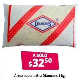 Soriana Híper Arroz Super Extra Diamcers 1kg oferta