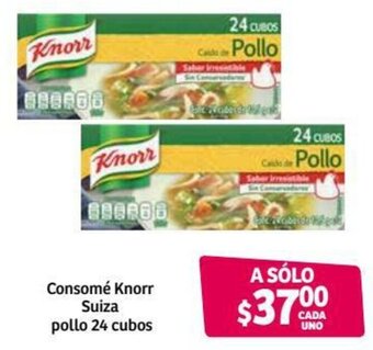 Soriana Híper Consomé Knorr Suiza Pollo 24 Cubos oferta