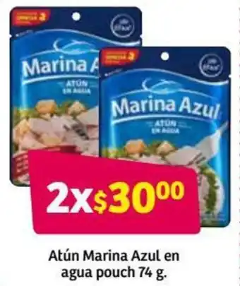 Soriana Híper Atún Marina Azul en Agua Pouch 74g oferta