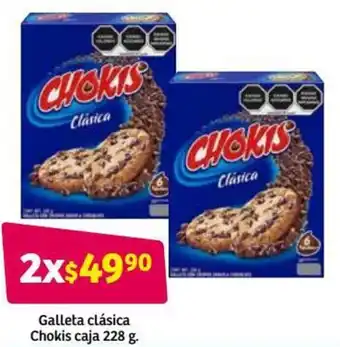 Soriana Híper Galleta Clásica Chokis Caja 228g oferta