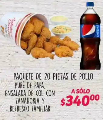 Soriana Híper Paquete de 20 Piezas de Pollo oferta
