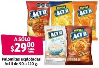 Soriana Híper Palomitas Explotadas Actll de 90 a 110g oferta