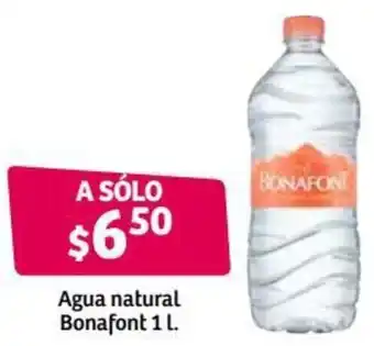 Soriana Híper Agua Natural Bonafont 1L oferta
