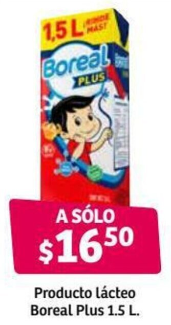 Soriana Híper Producto Lácteo Boreal Plus 1.5L oferta