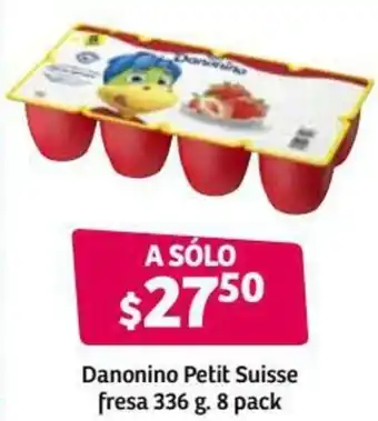 Soriana Híper Danonino Petit Suisse Fresa 336g 8 pack oferta