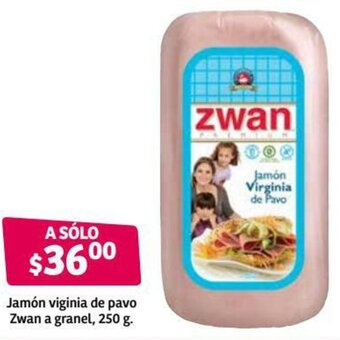 Soriana Híper Jamón Virginia de Pavo Zwan a Granel 250g oferta