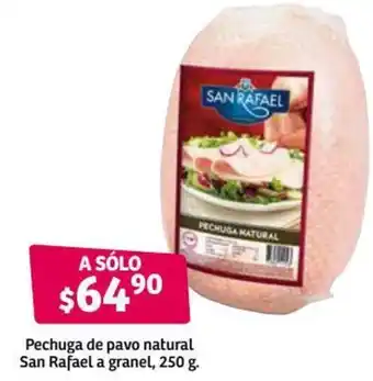 Soriana Híper Pechuga de Pavo Natural San Rafael a Granel 250g oferta