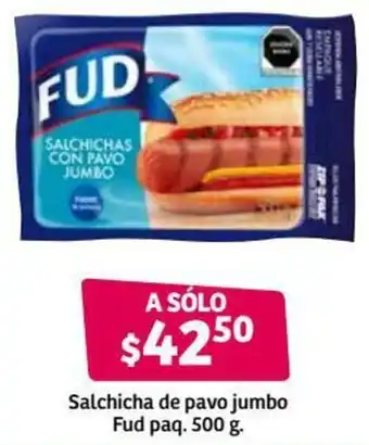 Soriana Híper Sachicha de Pavo Jumbo Fud Paq. 500g oferta