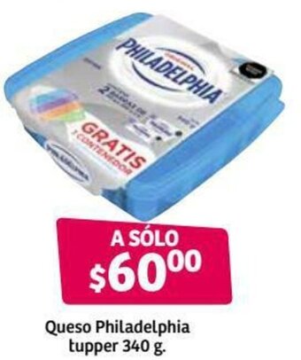 Soriana Híper Queso Philadelphia Tupper 340g oferta