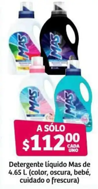 Soriana Híper Detergente Líquido Mas de 4.65L oferta