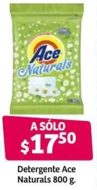 Soriana Híper Detergente Ace Natural 800g oferta