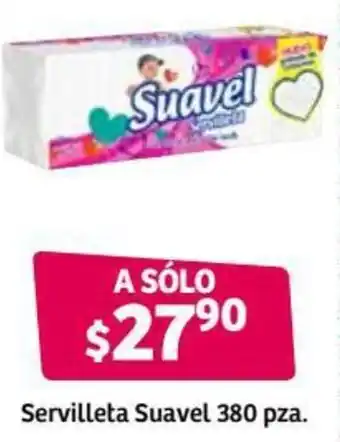 Soriana Híper Servilleta Suavel 380pza oferta