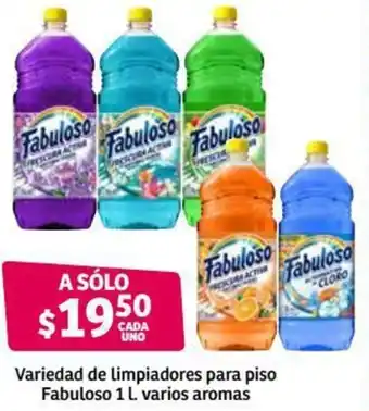 Soriana Híper Variedad de Limpiadores para Piso Fabuloso 1L oferta