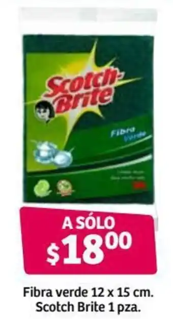 Fibra Verde 12 x 15cm Scotch Brite 1pza